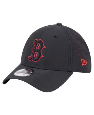 New Era - Men's Black Boston Red Sox Night 39THIRTY Flex Hat