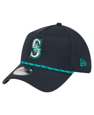 New Era - Men's Navy Seattle Mariners 39THIRTY A-Frame Perforated Flex Hat