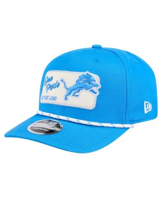 New Era - Men's Blue Detroit Lions Chant 9SEVENTY Stretch-Snap Hat