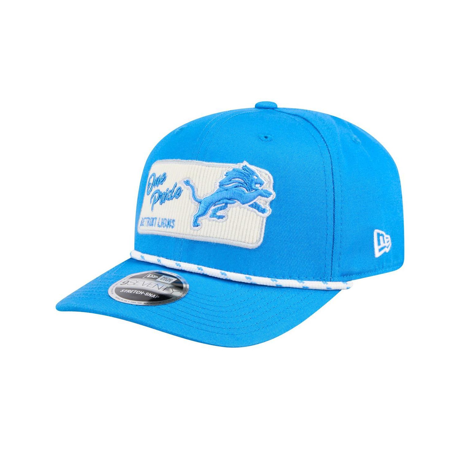 Men's Blue Detroit Lions Chant 9SEVENTY Stretch-Snap Hat