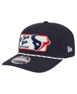 New Era - Men's Navy Houston Texans Chant 9SEVENTY Stretch-Snap Hat