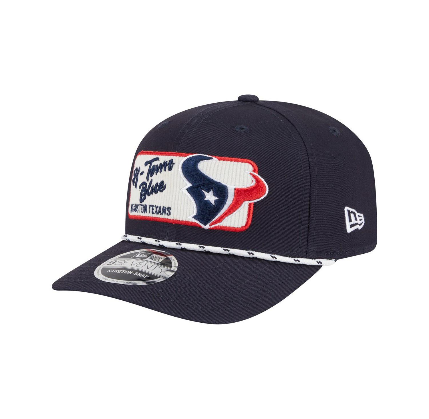 Men's Navy Houston Texans Chant 9SEVENTY Stretch-Snap Hat