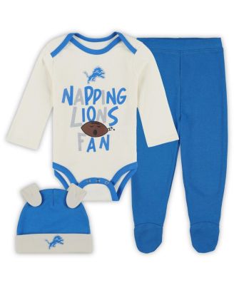 Outerstuff - Baby Boys and Girls 3-Piece Detroit Lions Little Champ Set