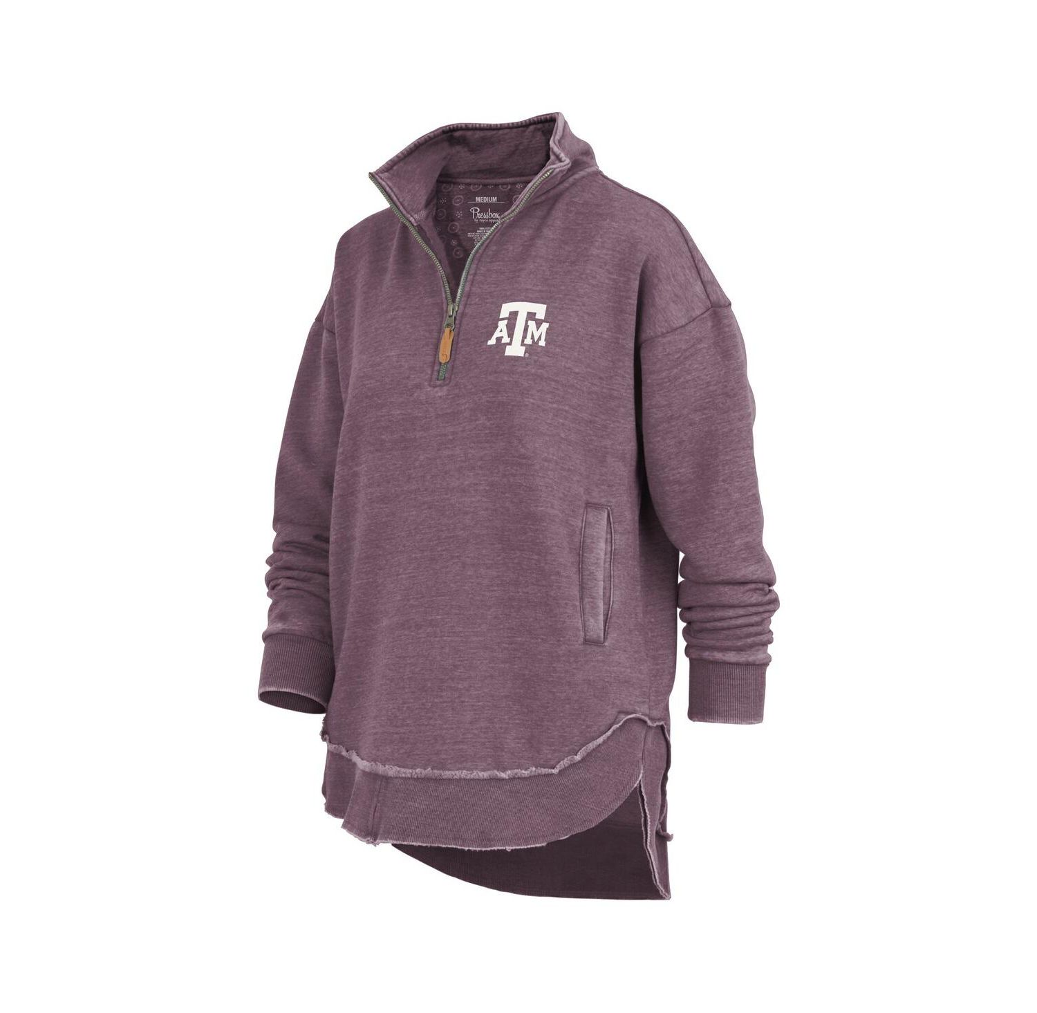 Women's Maroon Texas A&M Aggies Northfork Sojourn Poncho Quarter-Zip Sweatshirt