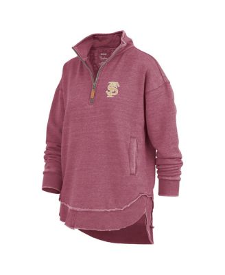 Women's Garnet Florida State Seminoles Northfork Sojourn Poncho Quarter-Zip Sweatshirt