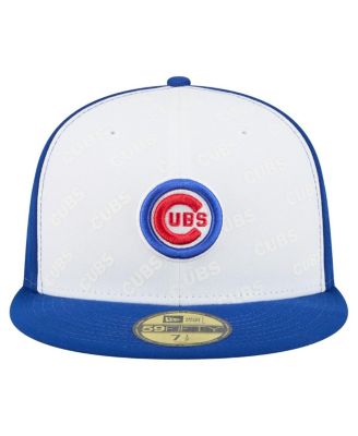 Men's White/Royal Chicago Cubs Repeat 59FIFTY Fitted Hat