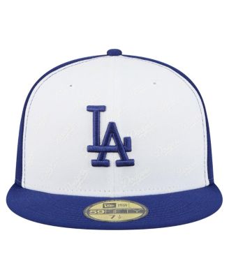 Men's White/Royal Los Angeles Dodgers Repeat 59FIFTY Fitted Hat