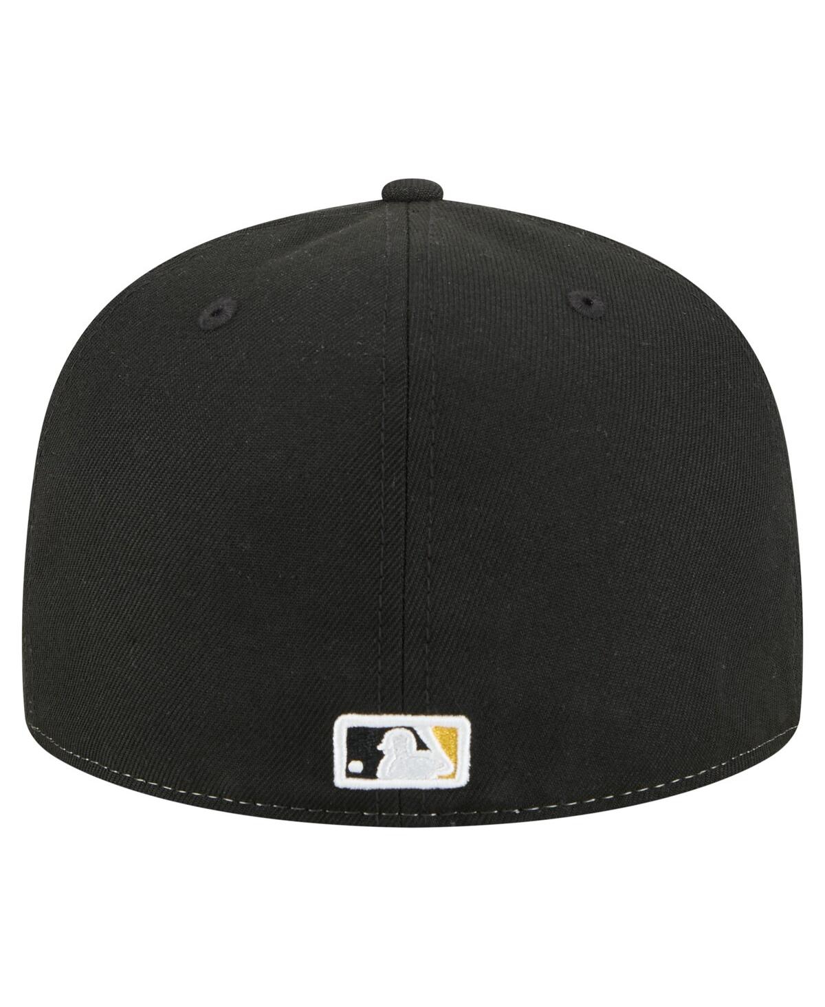 New Era Men's White/black Pittsburgh Pirates Repeat 59fifty Fitted Hat In Multi
