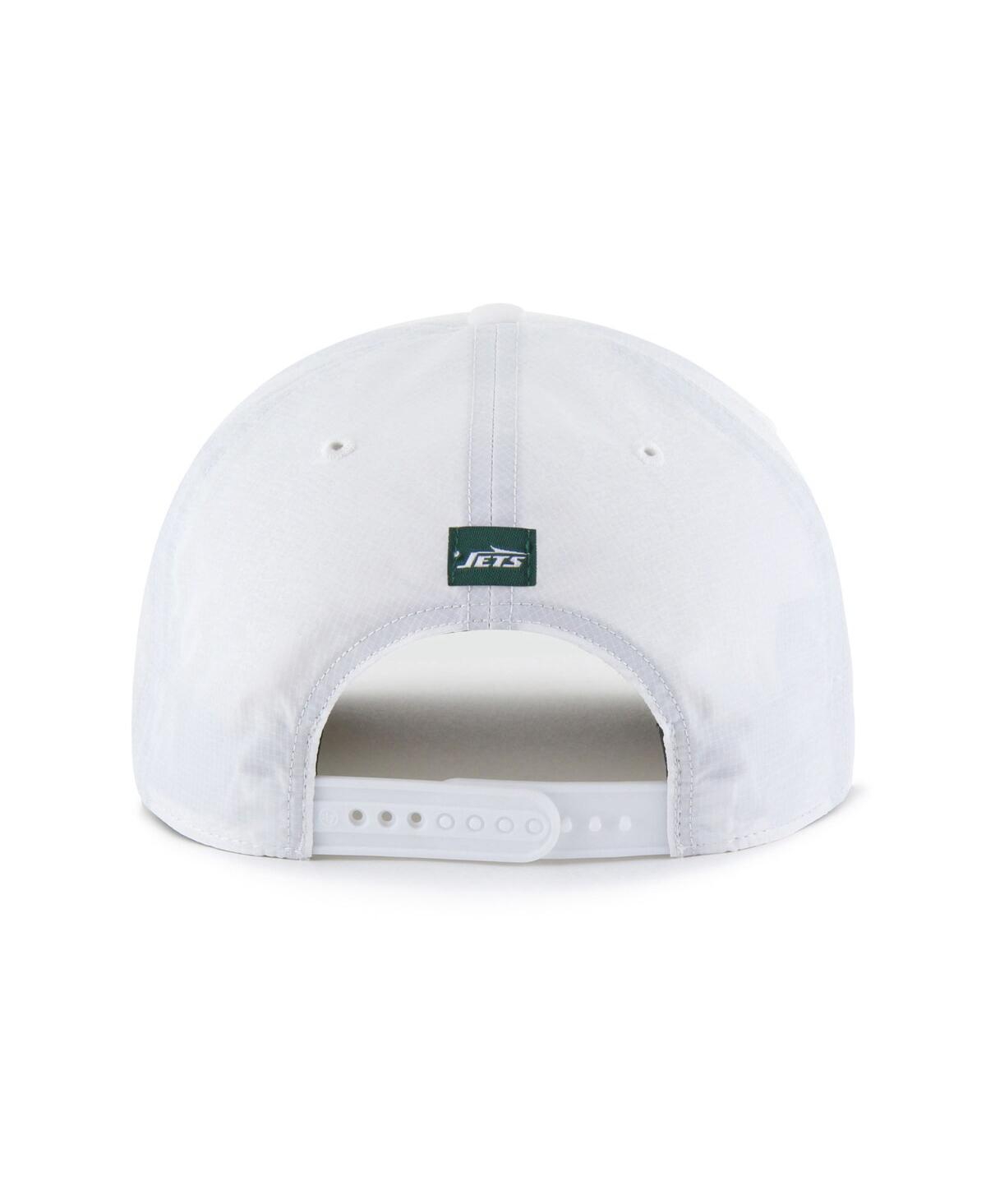 47 Brand Men's White New York Jets Brrr Fairway Hitch Adjustable Hat In White