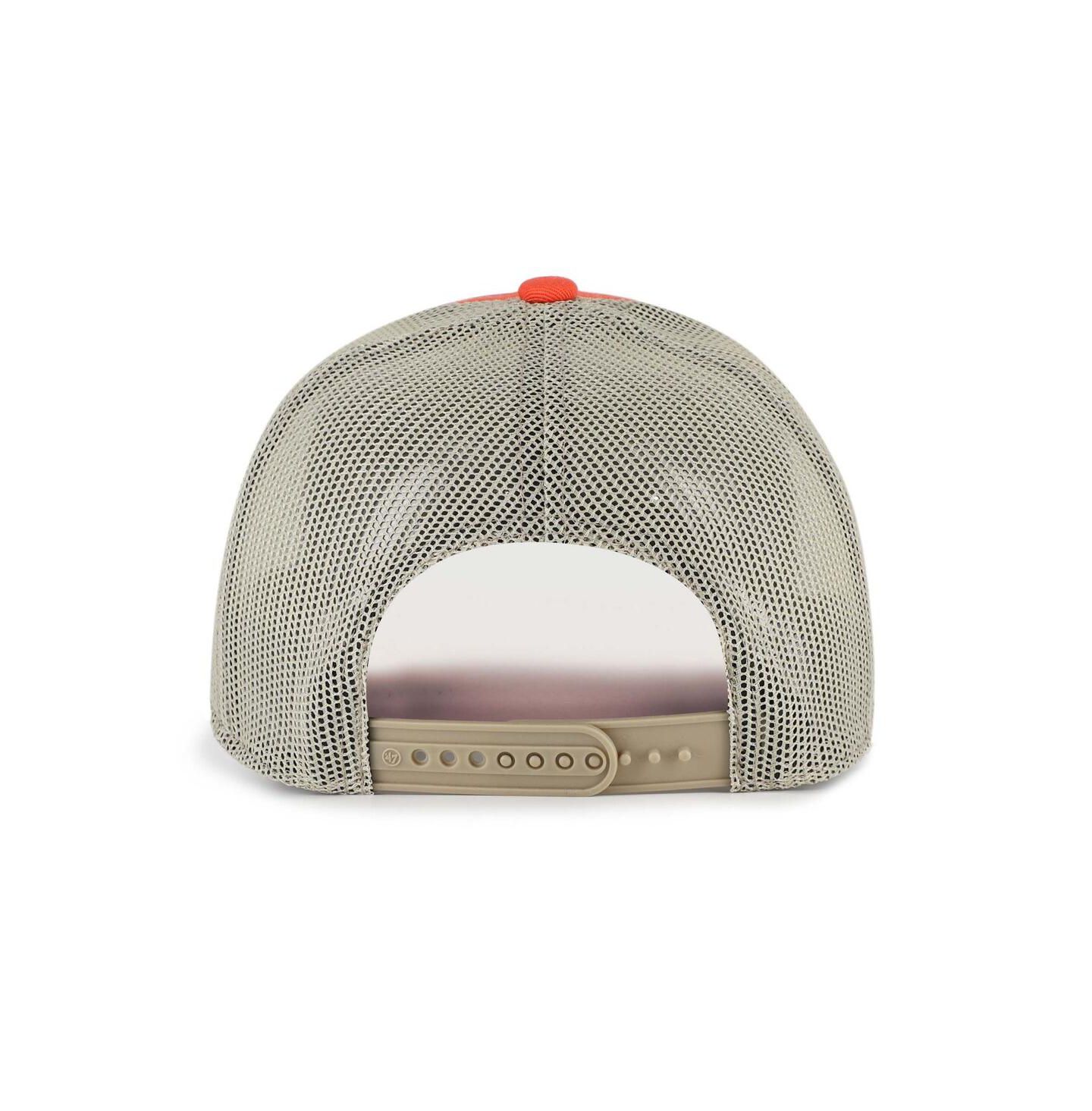 Мужская кепка '47 Brand Orange Clemson Tigers Arid Adjustable Trucker Hat — фото 2