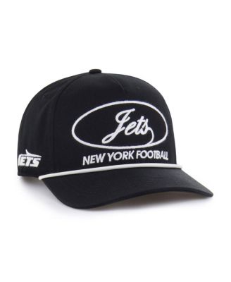 '47 Brand - Men's Black New York Jets Foundational Hitch Adjustable Hat