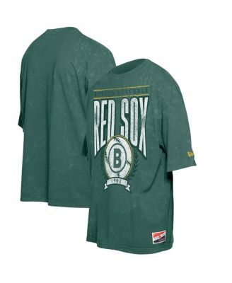 New Era - Men's Green Boston Red Sox 2025 City Connect Enzyme Wash Oversized T-Shirt
