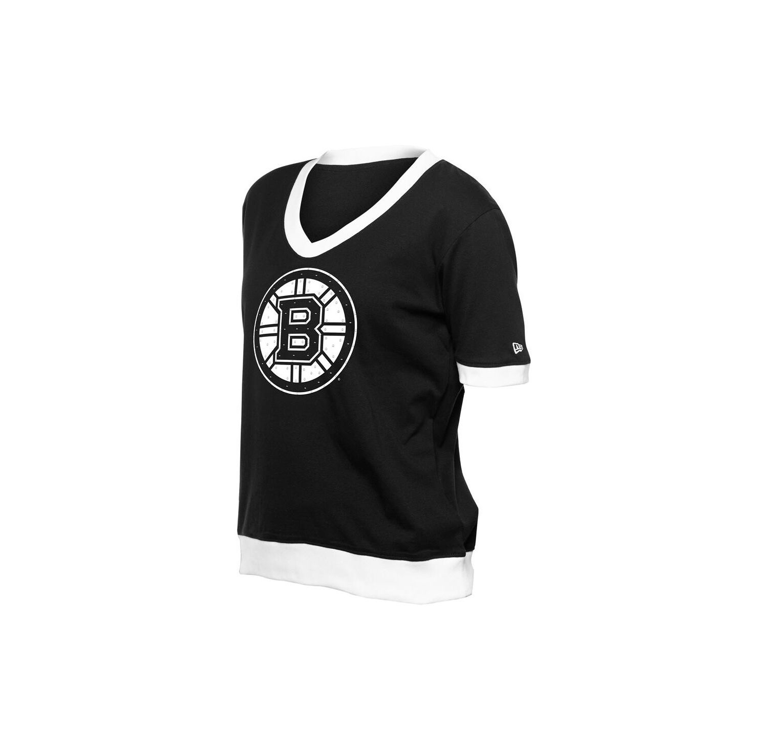Women's Black Boston Bruins Game Day Rhinestuds T-Shirt