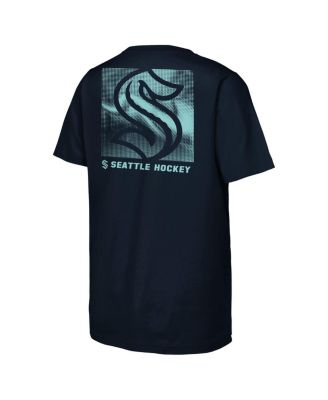 Big Boys and Girls Navy Seattle Kraken Atmosphere T-Shirt