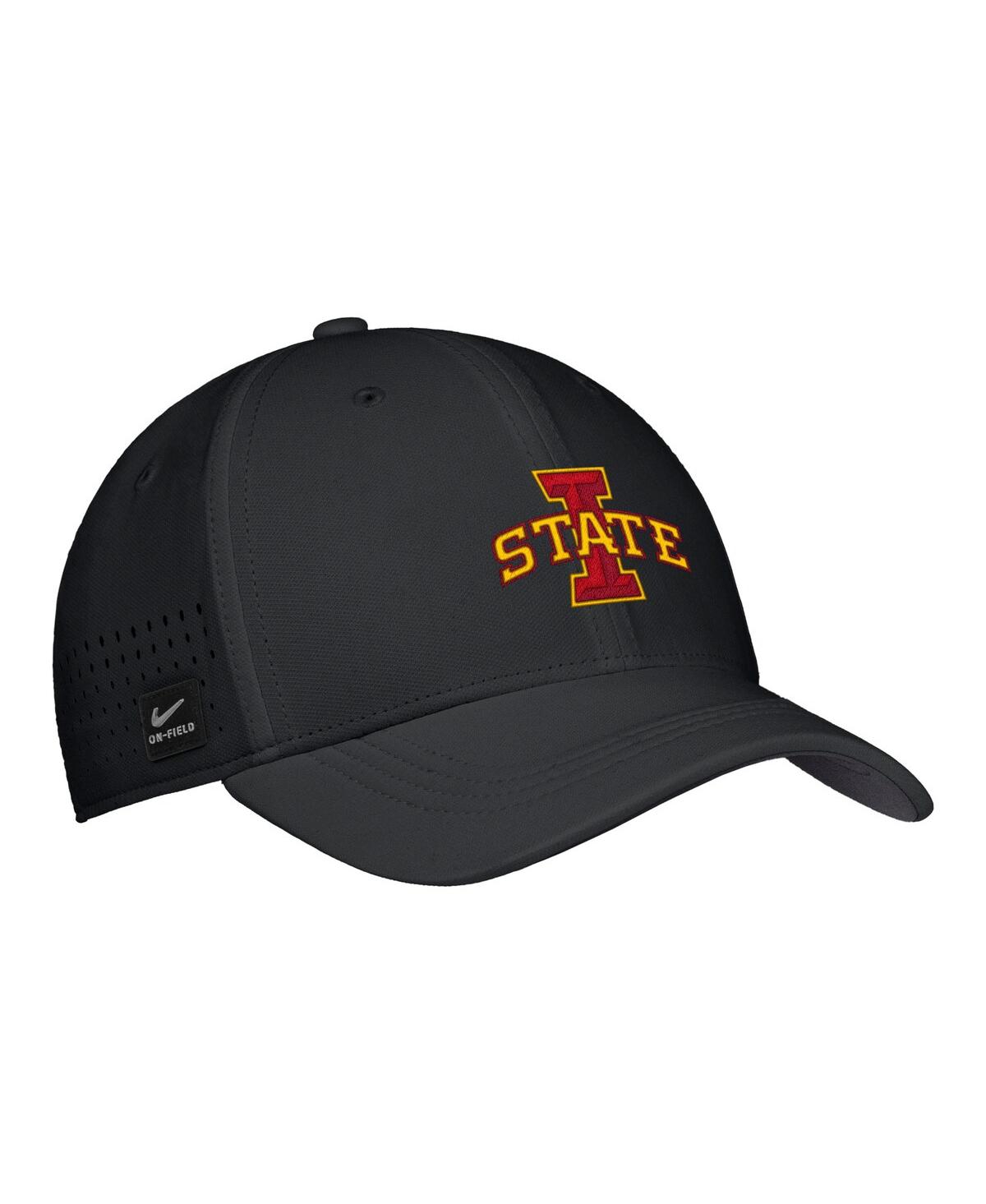 Nike Men's Black Iowa State Cyclones 2025â On-field Performance Flex Hat