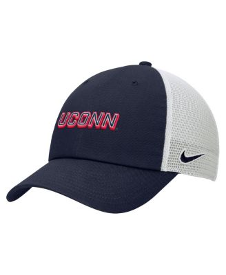 Nike - Men's Navy UConn Huskies On-Field Club Adjustable Trucker Hat