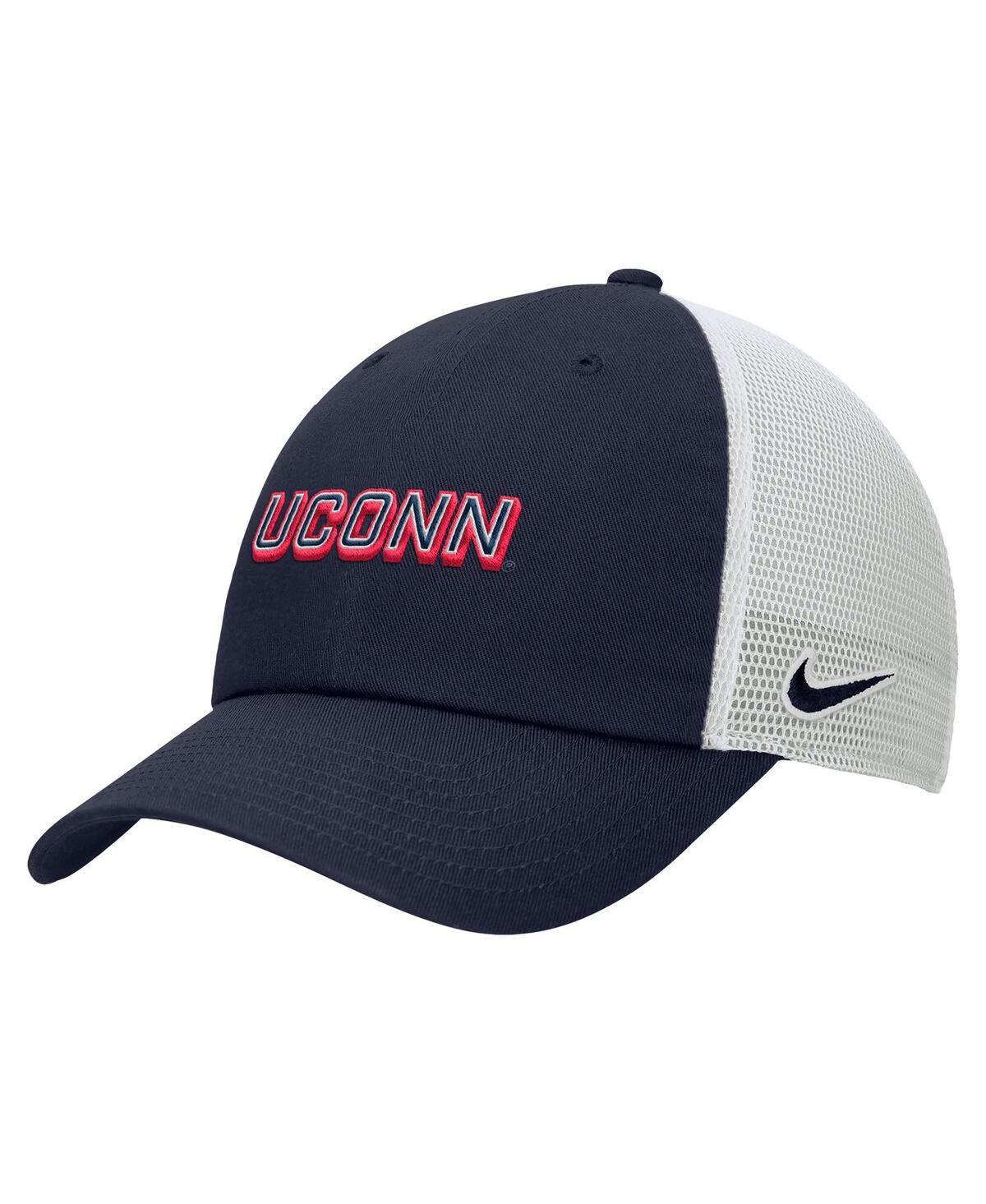 Nike Men's Navy UConn Huskies On-Field Club Adjustable Trucker Hat