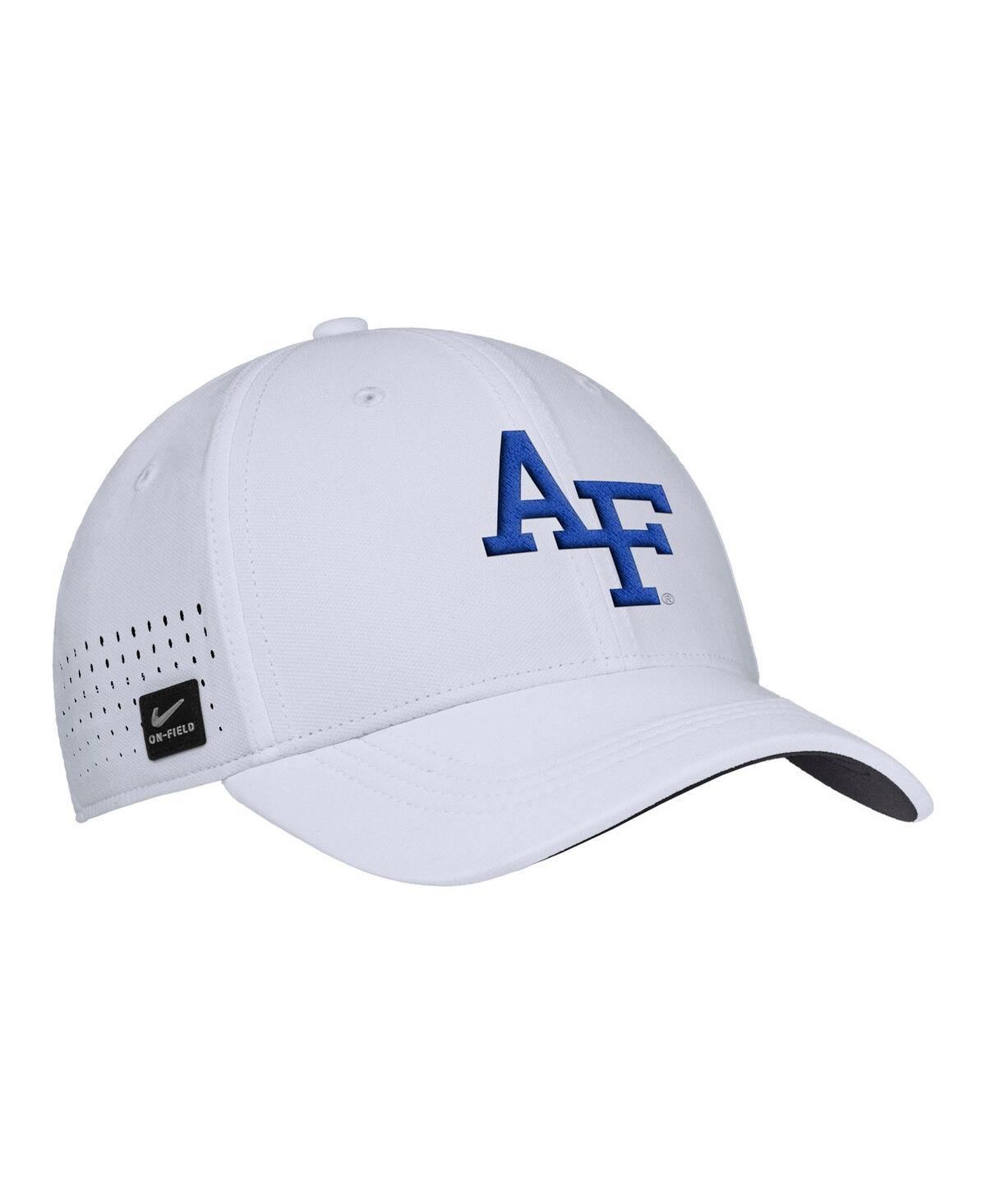 Nike Men's White Air Force Falcons 2025â On-field Performance Flex Hat In White
