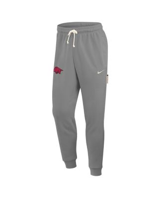 Men's Heather Gray Arkansas Razorbacks 2025 Sideline Performance Taper Pants