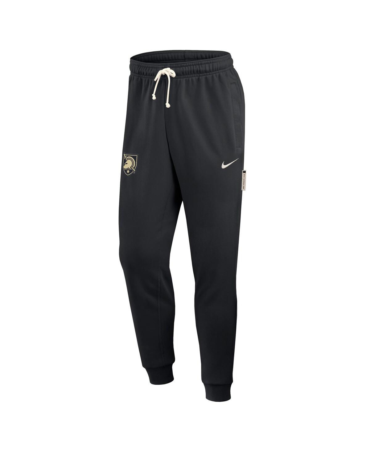 Nike Men's Black Army Black Knights 2025 Sideline Performance Taper Pants In Black
