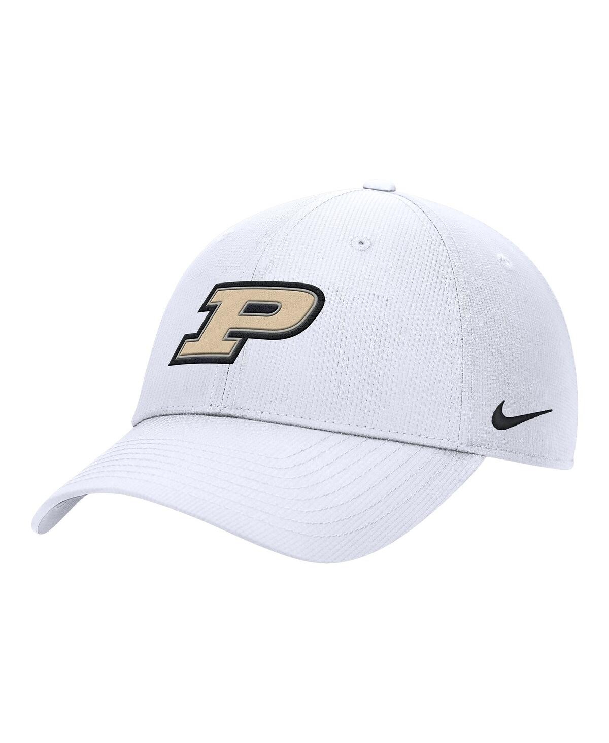 Nike Men's White Purdue Boilermakers 2025 On-Field Club Performance Adjustable Hat