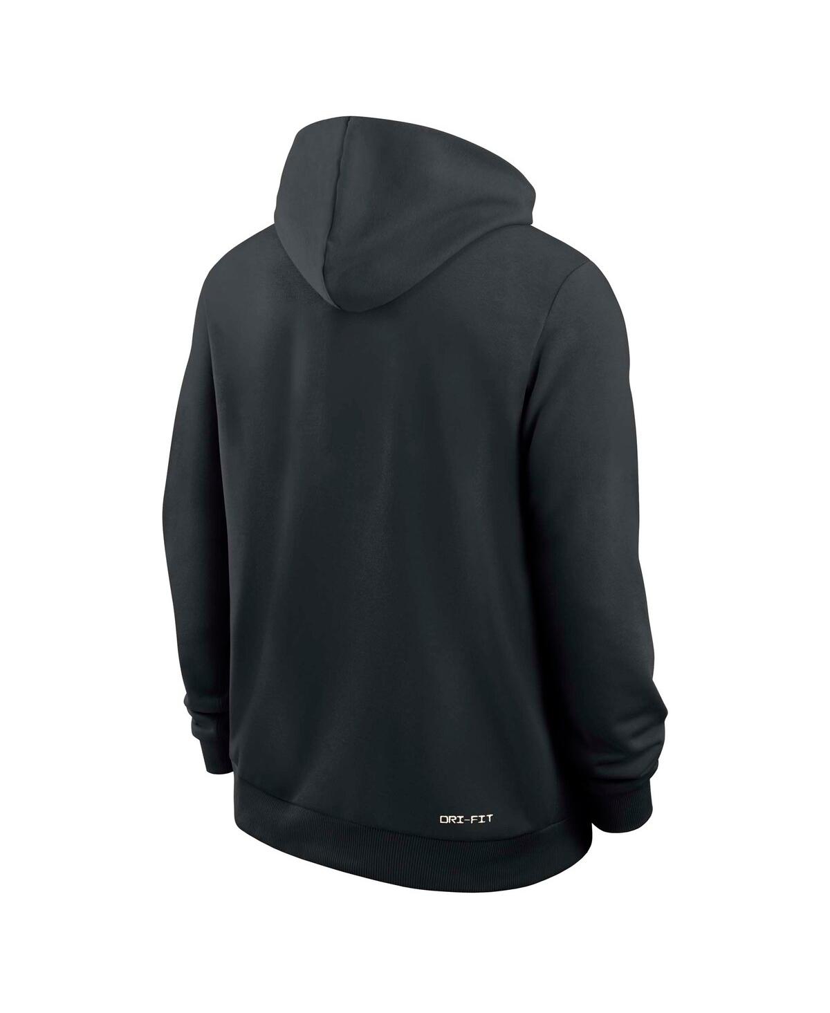 Nike Men's Black Oregon State Beavers 2025 Sideline Performance Pullover Hoodie In Black
