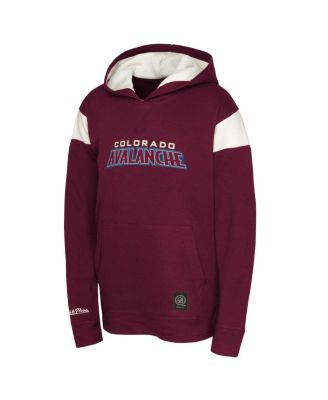 Big Boys and Girls Burgundy Colorado Avalanche Thermal Lightweight Pullover Hoodie