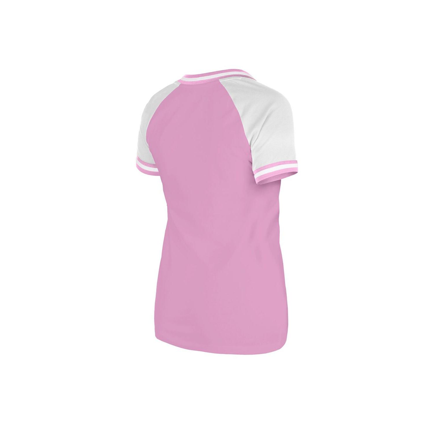 Women's Pink Miami Dolphins Mommy Me V-Neck T-Shirt