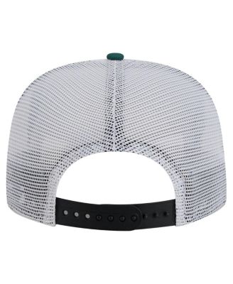 Men's Black/Hunter Green Milwaukee Bucks Throwback Dye Golfer Snapback Hat