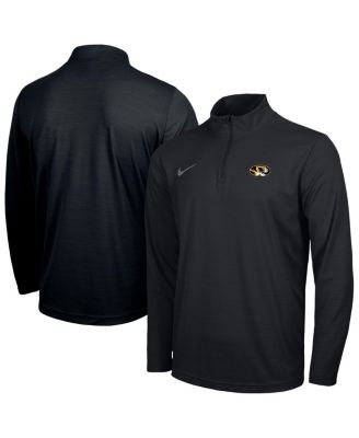 Nike - Men's Black Missouri Tigers Intensity Performance Quarter-Zip Pullover Sweatshirt