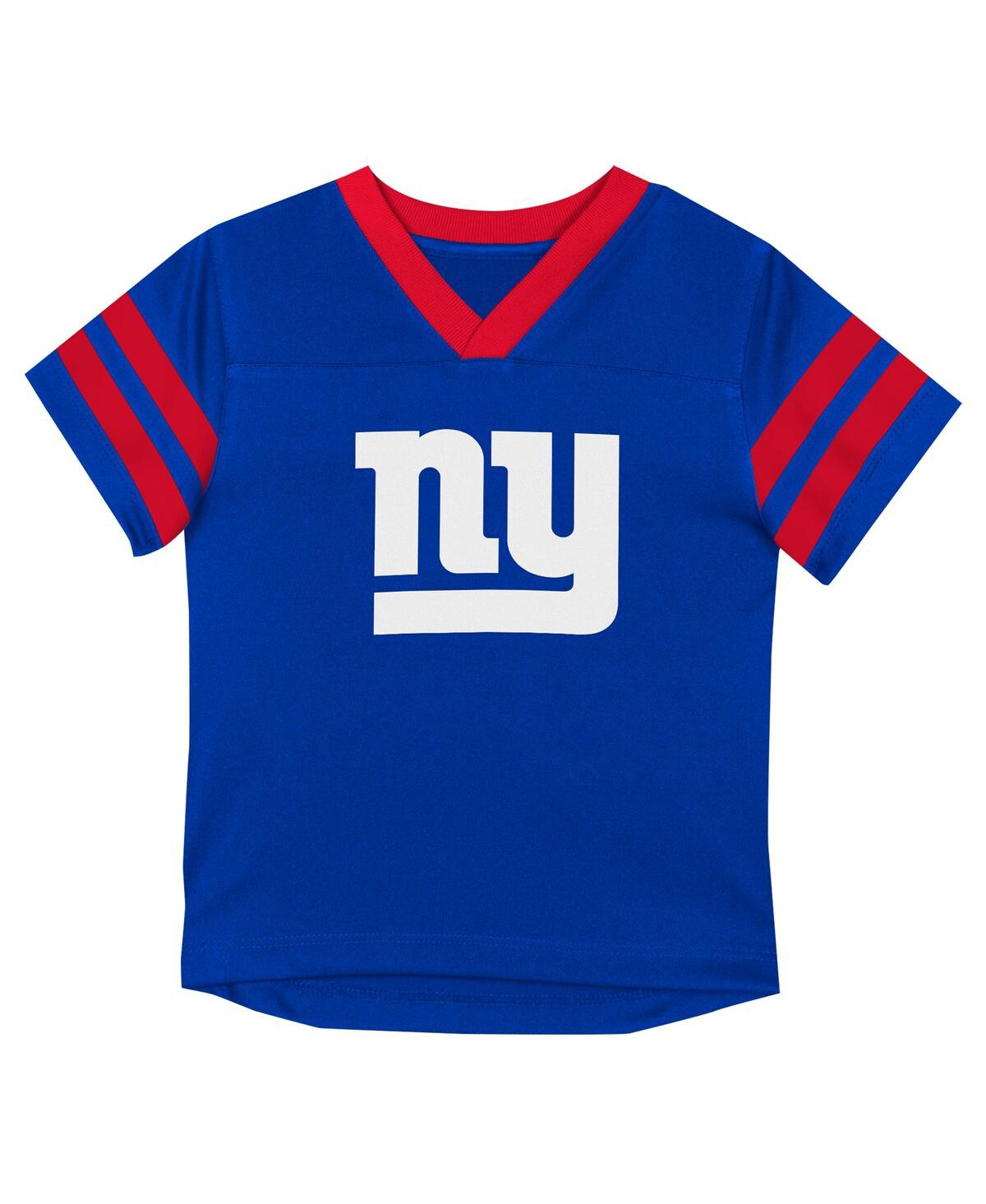 Outerstuff Toddler 2-piece New York Giants T-shirt And Pants Set In Blue