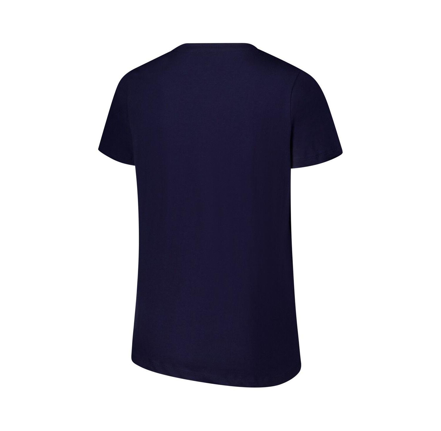 Women's Navy Michigan Wolverines Plus Size Lean Scoop Neck T-Shirt
