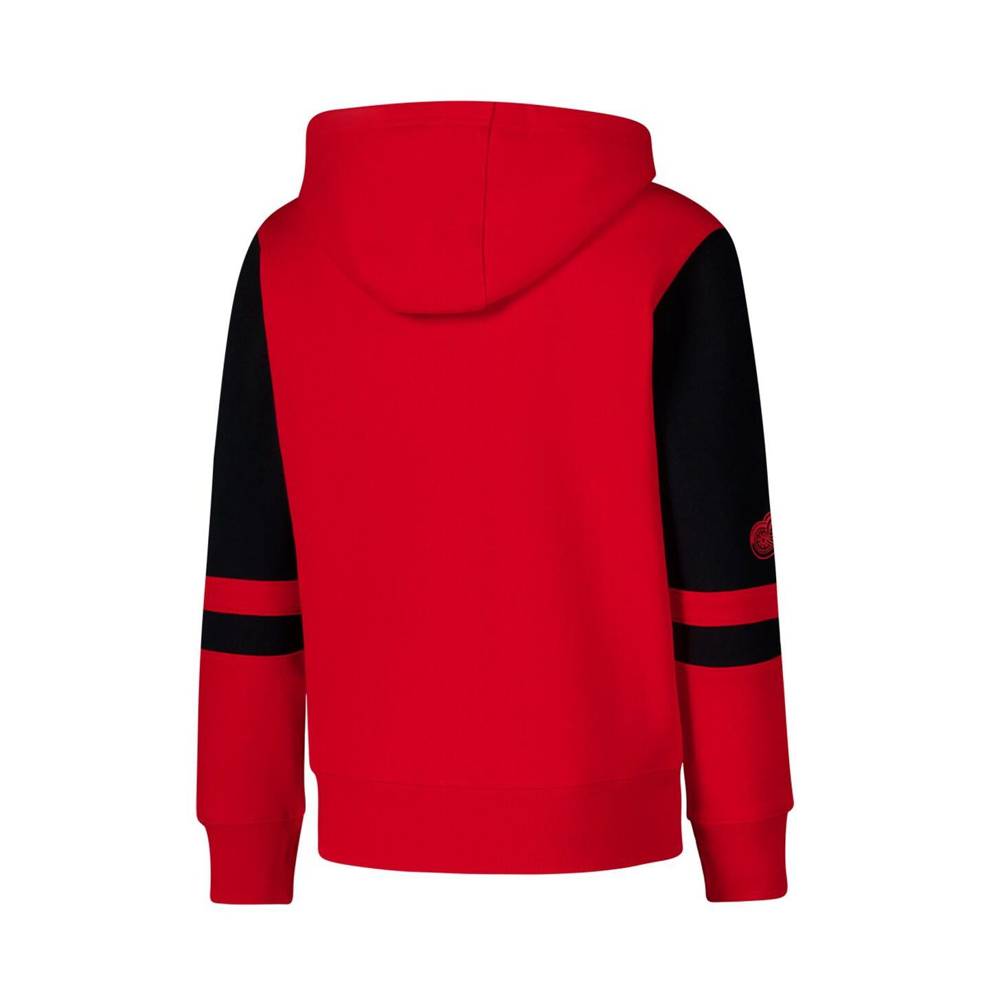 Детское худи Outerstuff Red Detroit Red Wings Face Off Full Zip — фото 2