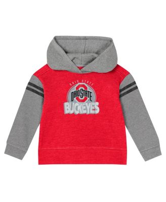 Girls Preschool 2-Piece Scarlet Ohio State Buckeyes Preschool Clubhouse Pullover Hoodie and Legging Set