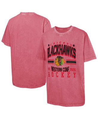 Outerstuff - Big Boys and Girls Red Chicago Blackhawks Sure Short T-Shirt