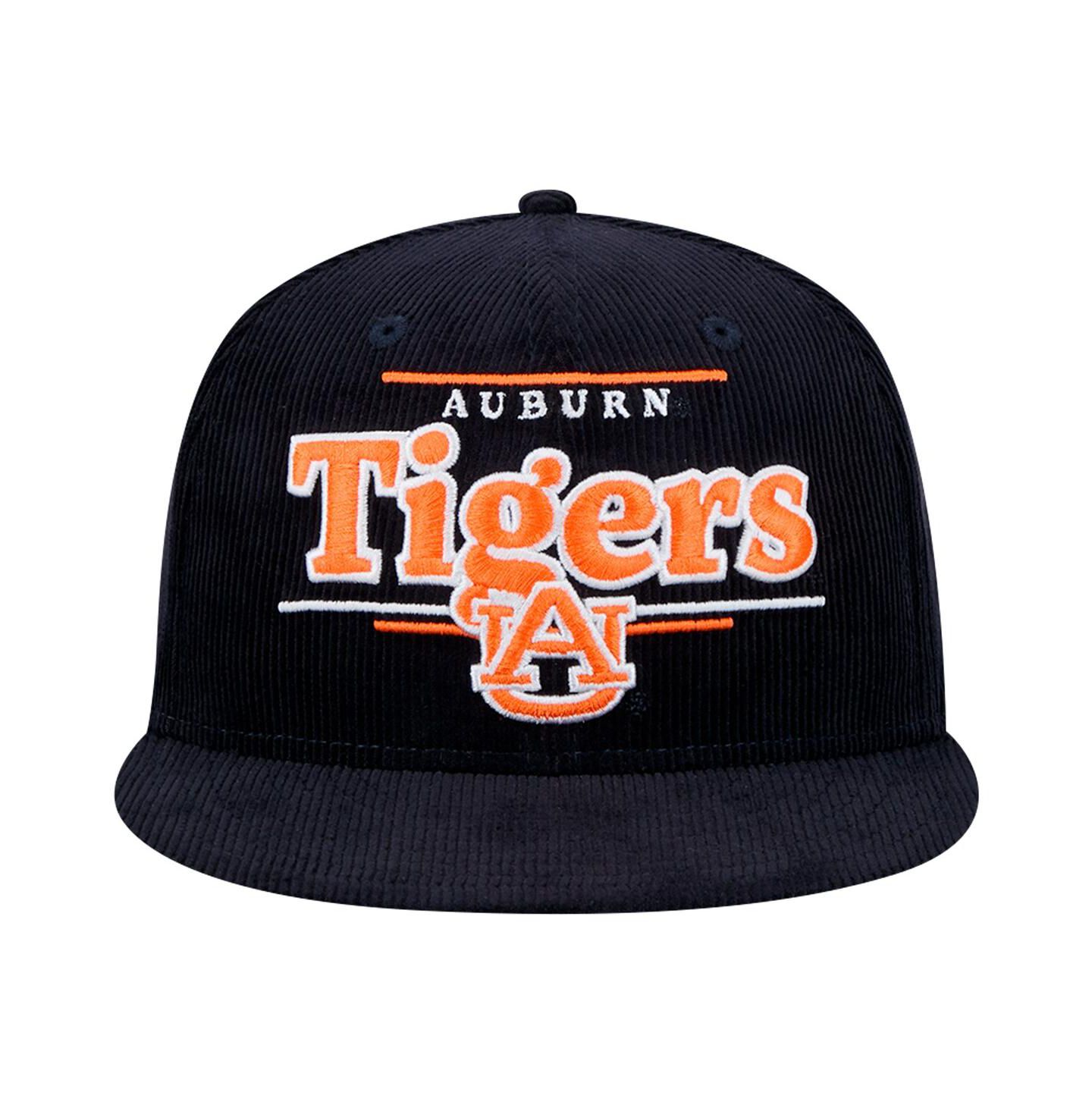Мужская кепка New Era Navy Auburn Tigers Display 9FIFTY Snapback Hat — фото 4