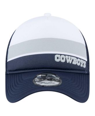 Toddler White/Navy Dallas Cowboys Sport Night Color Block 9FORTY A-Frame Trucker Adjustable Hat