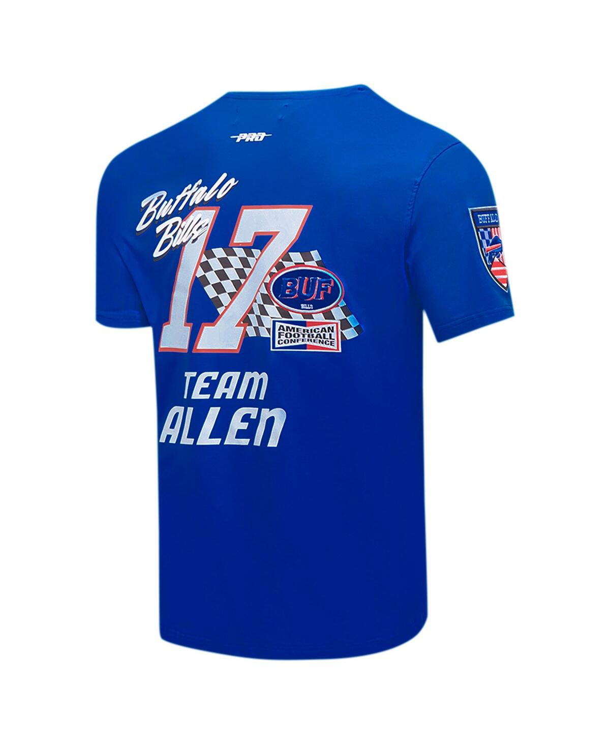 Pro Standard Men's Josh Allen Royal Buffalo Bills Fast Lane Name Number Player T-shirt In Blue