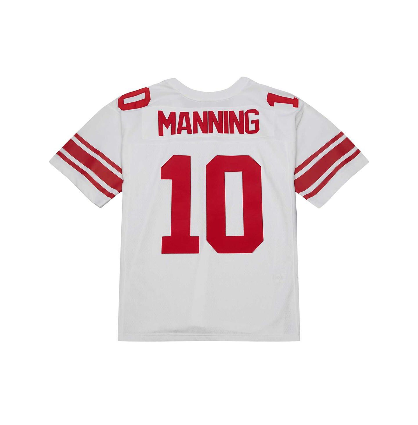 Мужское джерси Mitchell & Ness Eli Manning New York Giants Legacy, реплика, White — фото 4