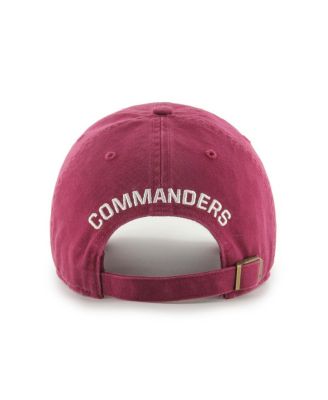 Women's Burgundy Washington Commanders Finley Clean Up Adjustable Hat