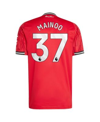 Men's Kobbie Mainoo Red Manchester United Home 2025/26 Replica Player Jersey