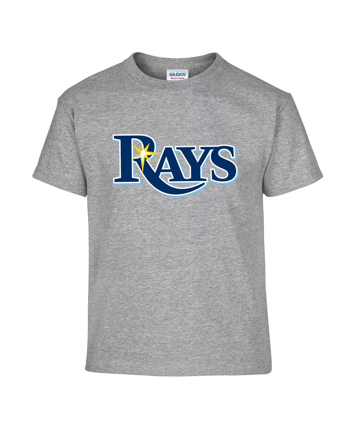Soft As A Grape Big Boys And Girls Navy/gray Tampa Bay Rays Two-pack T-shirt Set In Multi