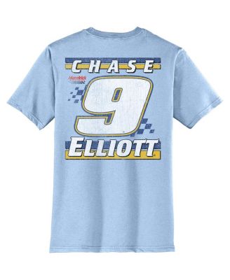 Men's Light Blue Chase Elliott Kelley Blue Book T-Shirt
