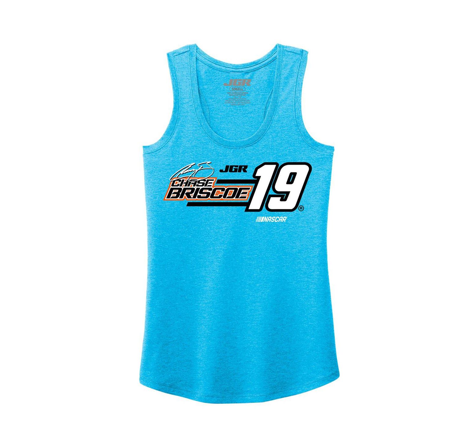 Women's Turquoise Chase Briscoe Tri-Blend Name & Number Tank Top