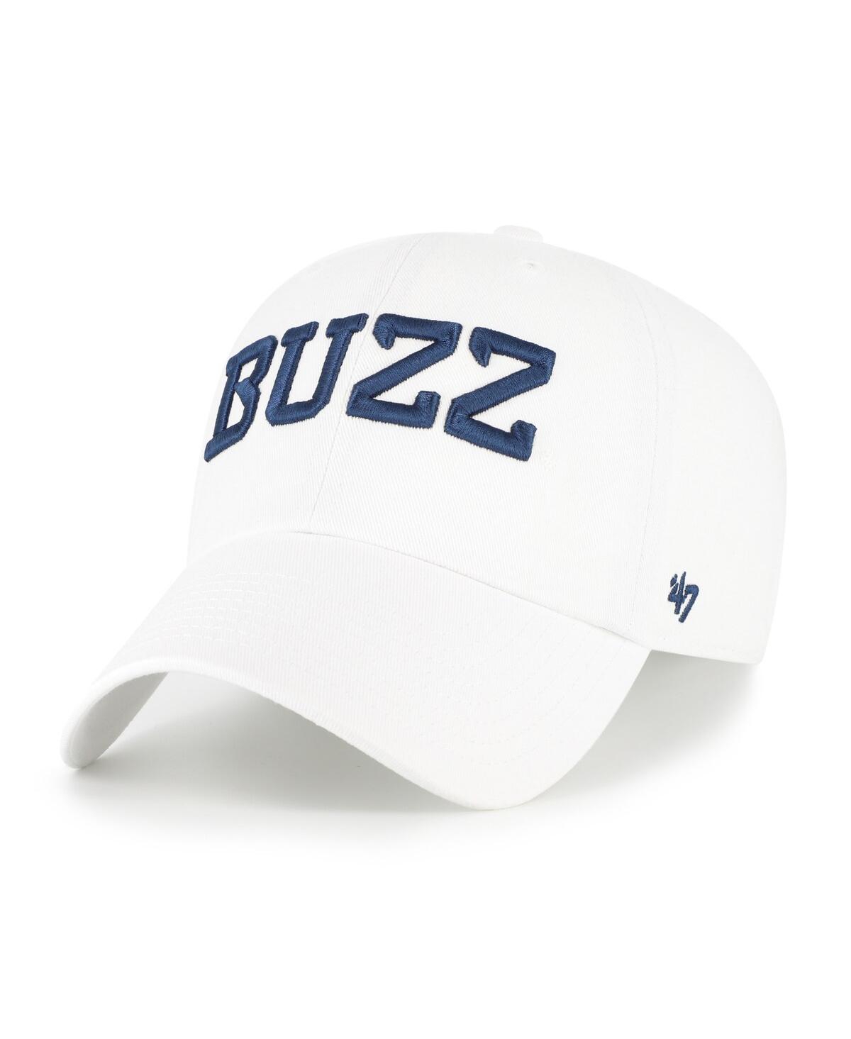 47 Brand Men's White Georgia Tech Yellow Jackets Clean Up Adjustable Hat In White