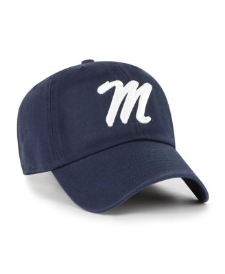 Men's Navy Ole Miss Rebels Clean Up Adjustable Hat