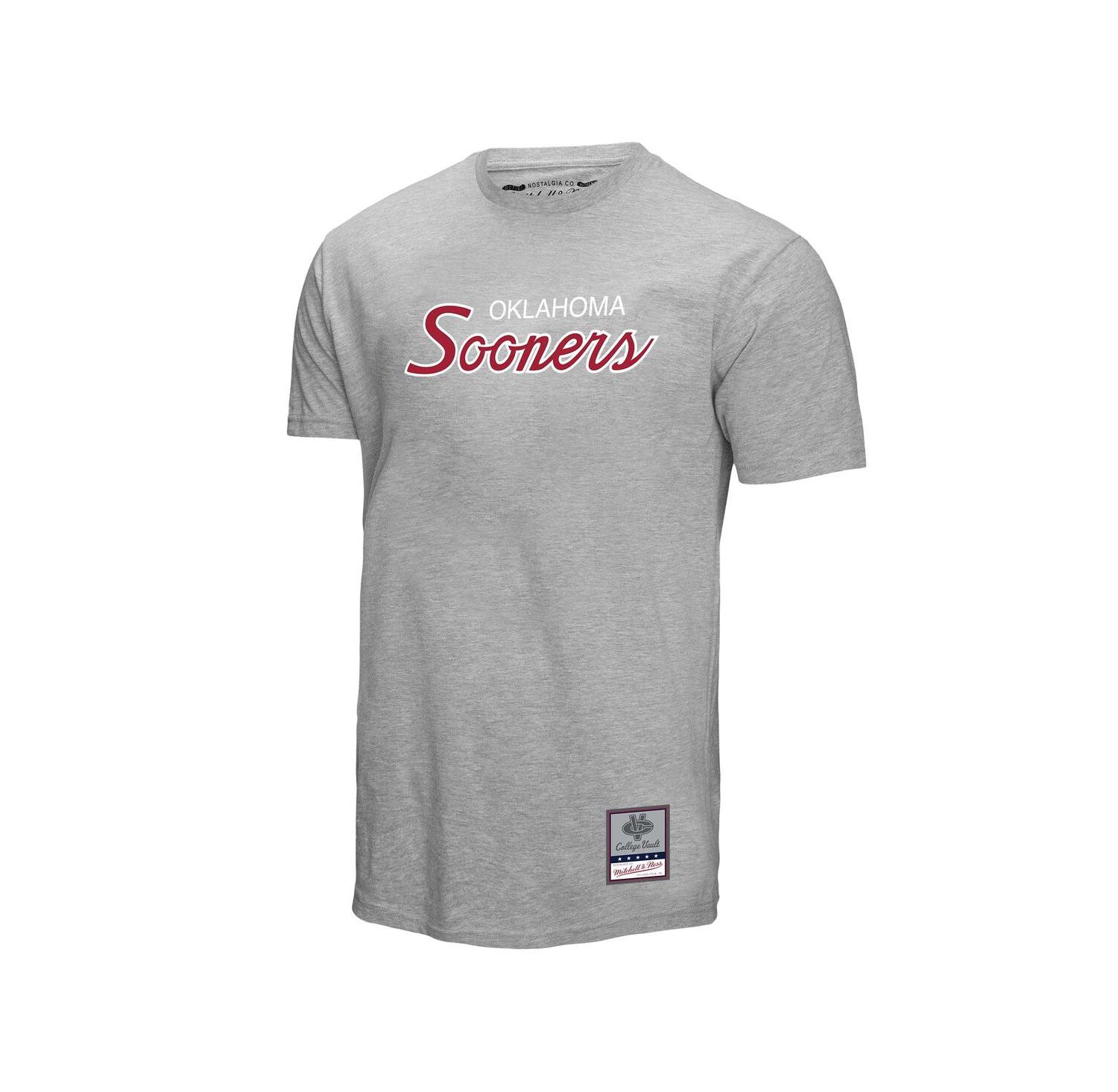 Men's Gray Oklahoma Sooners Elite Script T-Shirt