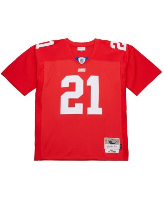Men's Tiki Barber Red New York Giants 2004 Legacy Replica Jersey