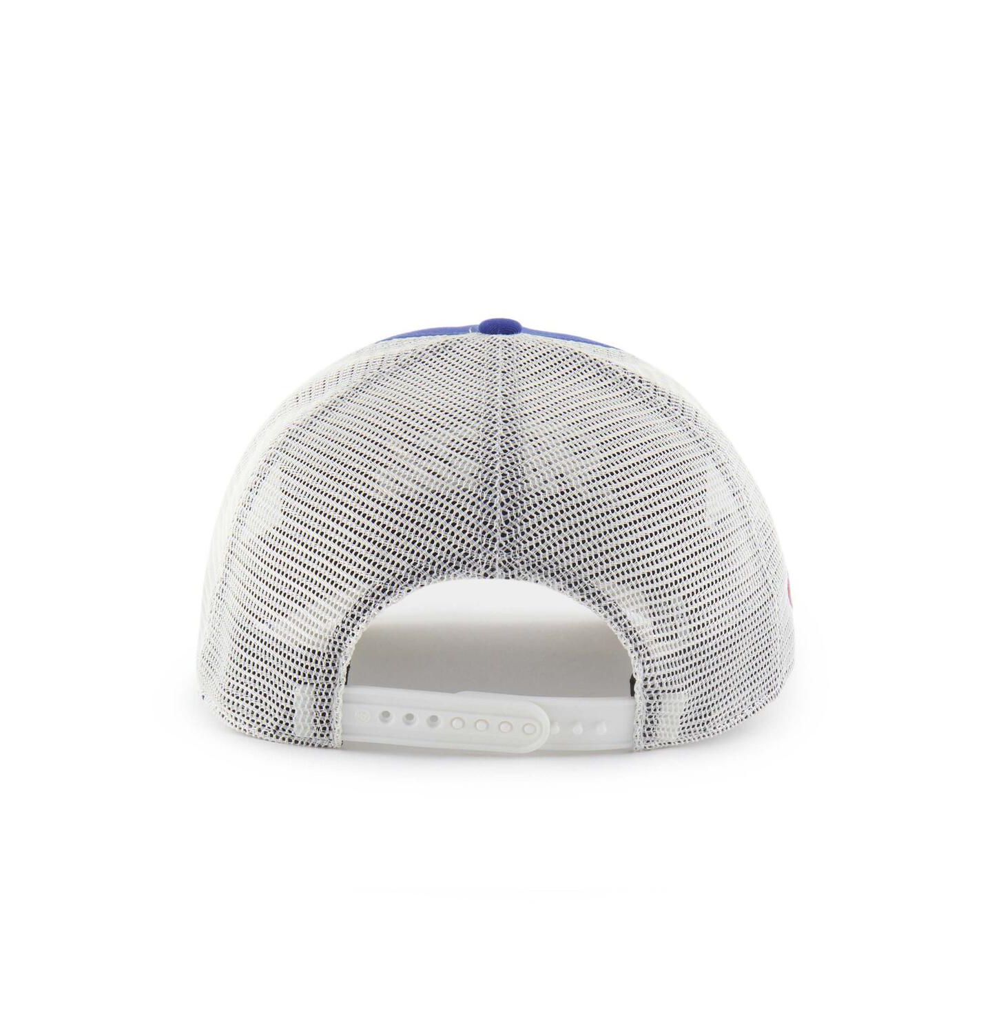 Кепка '47 Brand Royal Kansas Jayhawks Contemporary Basics Foundation Trucker Hitch Adjustable Hat — фото 2