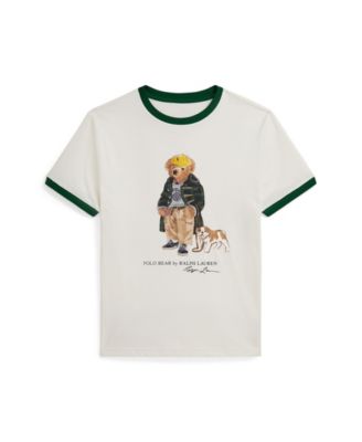 Big Boys Polo Bear Cotton Ringer T-Shirt